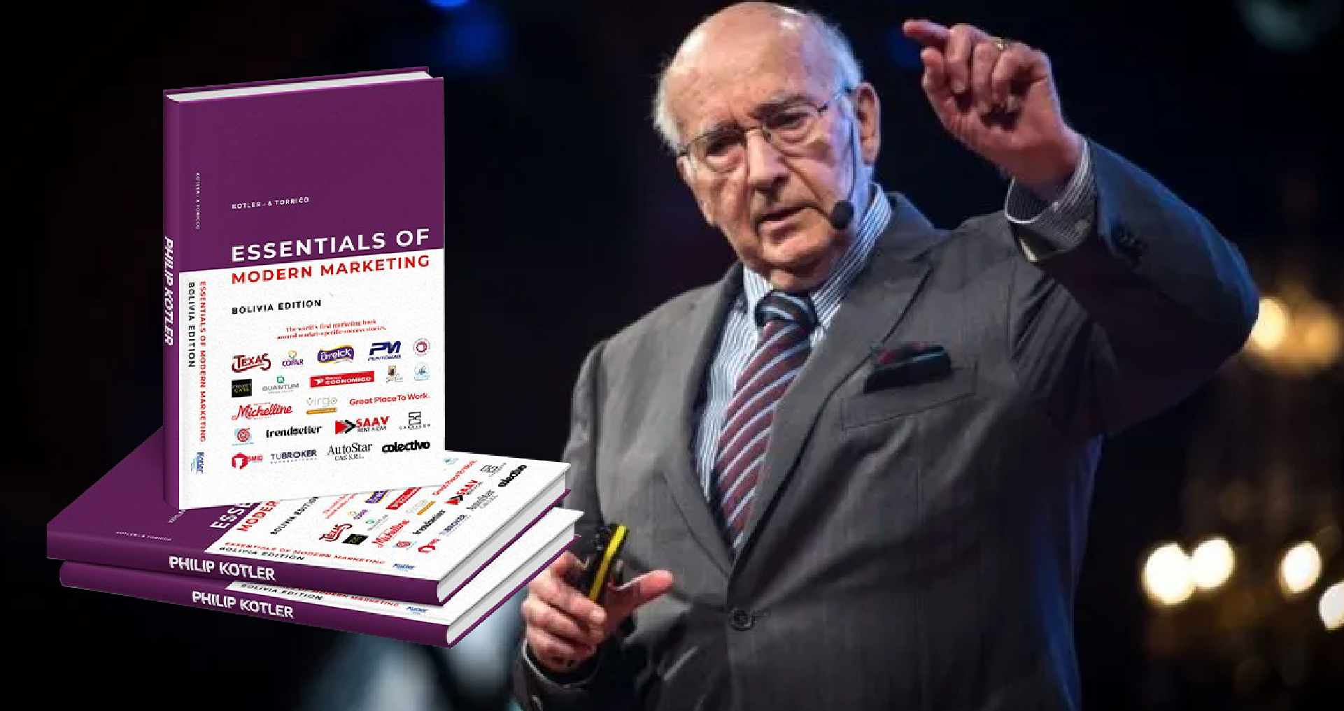 Descubre como llegamos a ser líderes en el libro Essentials Of Modern Marketing de Philip Kotler.